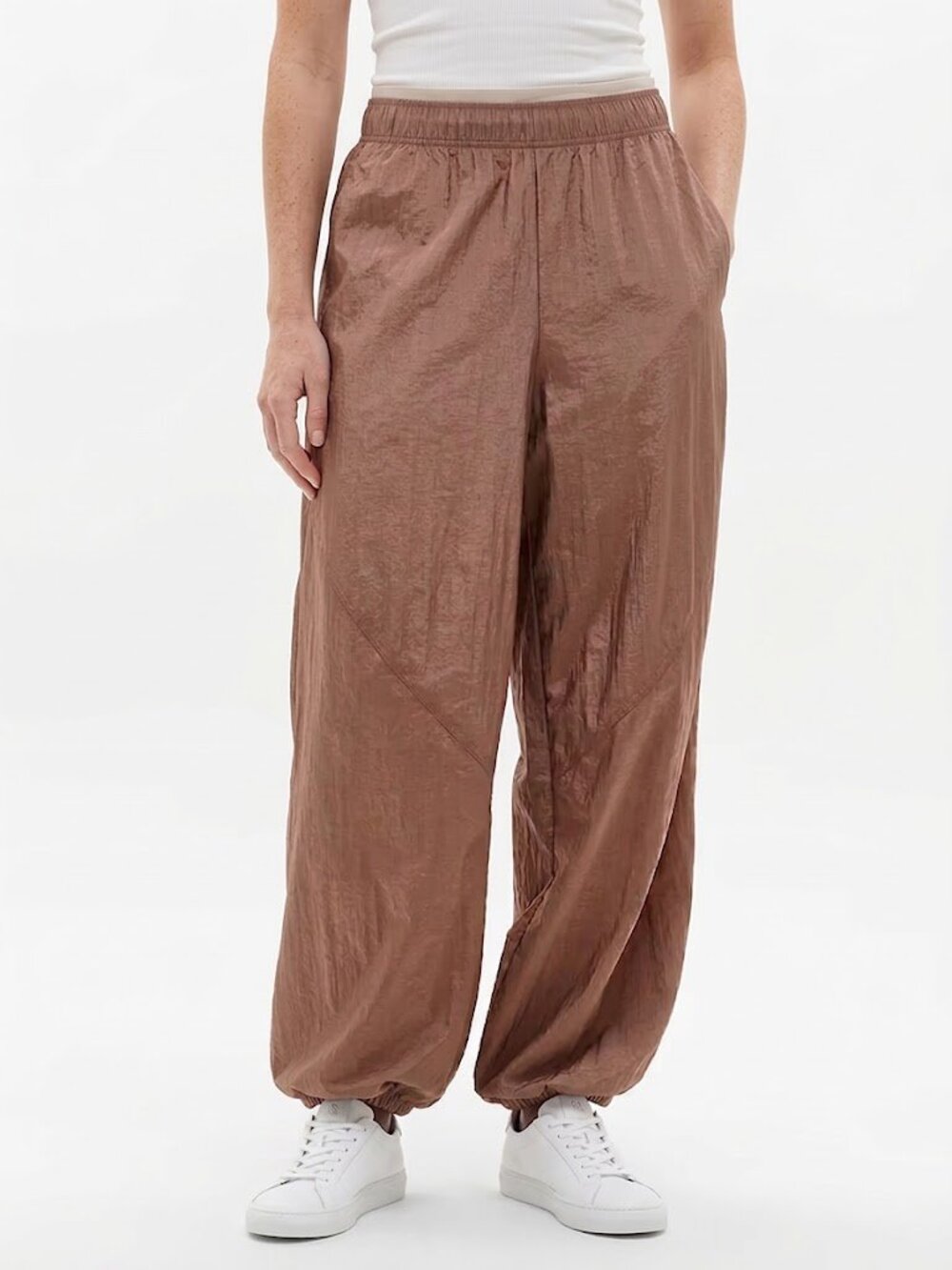 Athleta Lunar Sheen Utility Mid Rise Pant M NWT